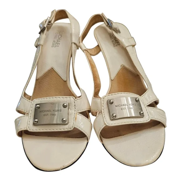 Michael Kors Ivory Heels Size 9M - Picture 2 of 7